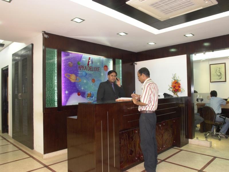Hotel Apra Deluxe Nowe Delhi Wnętrze zdjęcie